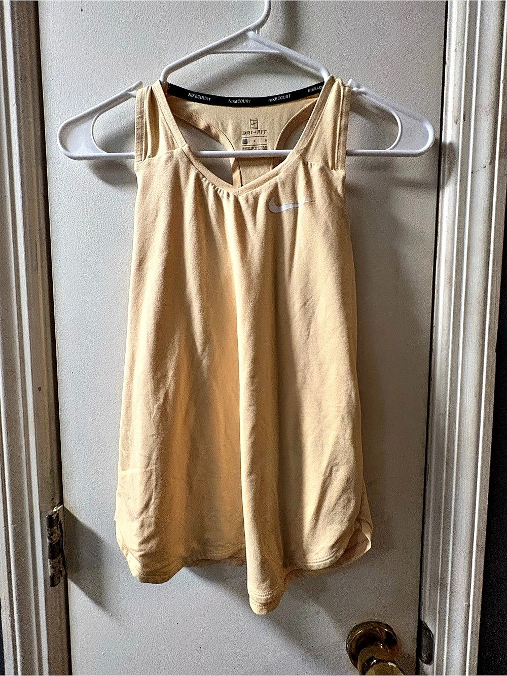 Nike NikeCourt Dri-FIT Tennis Tank Top Yellow size large